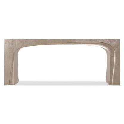 Westwood Console Table with Silver Leaf Plating by Hooker Furnishings