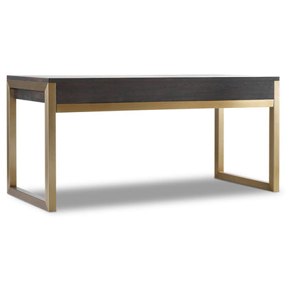 Curata 68" Wood Computer Desk in Midnight Brown by Hooker Furniture