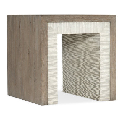 Serenity Skipper End Table in Gray Wood by Hooker Furniture
