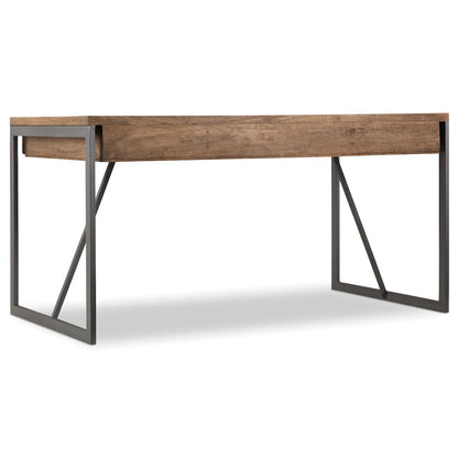 Hooker Furniture Writing Desk in Medium Wood and Gray