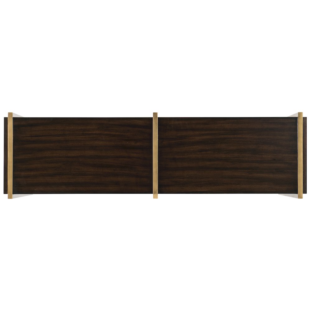 Hooker Furniture Melange Classic Media Credenza in Dark Wood