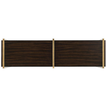 Hooker Furniture Melange Classic Media Credenza in Dark Wood