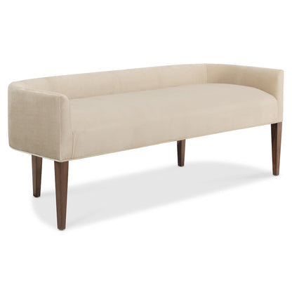 Archives Bed Bench with Beige Fabric Seat by Hooker Furnishings