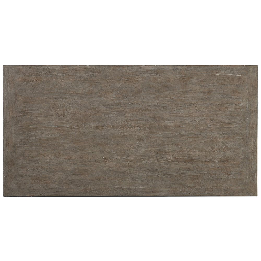 Hooker Furniture Rustic Glam Computer Desk in Light Wood