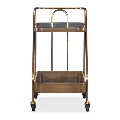Commerce and Market Walnut Wine and Bar Cart