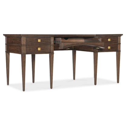 Diplomat Diplomat Writing Desk in Dark Brown Wood by Hooker Furnishings