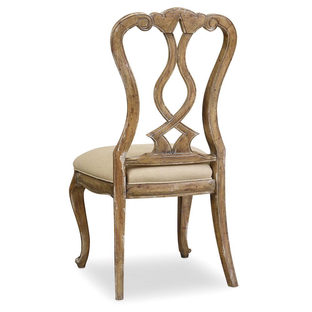 Hooker Furniture Chatelet Dining Side Chair in Caramel Froth