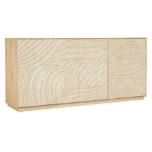 Retreat Carved Wood Motif Entertainment Credenza in Beige by Hooker Furniture