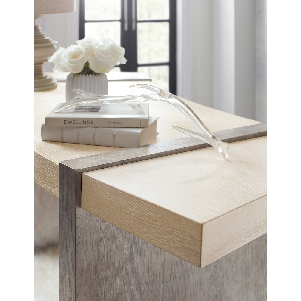 Melange Selleck Wood Writing Desk in Brown by Hooker Furniture