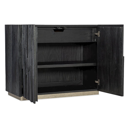 Hooker Furniture Chapman Veneers Shou Sugi Ban Accent Chest in Black