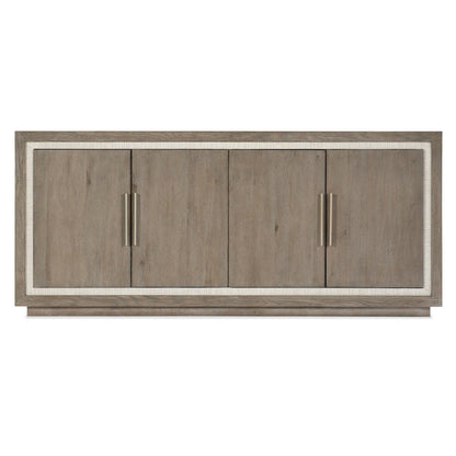 Serenity Tulum Media Storage Cabinet in Gray Wood by Hooker Furniture
