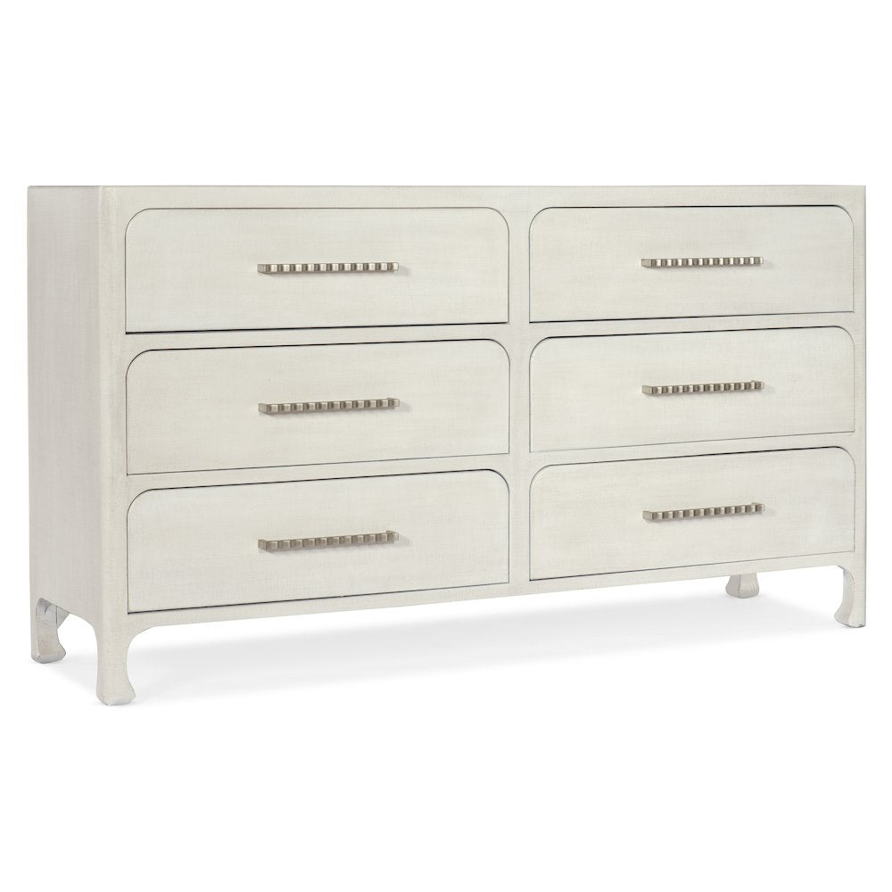 Hooker Furniture Serenity 6-Drawers Bedroom Dresser in Sand Dollar