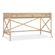 Retreat Pole Rattan Wood Writing Desk in Beige by Hooker Furniture