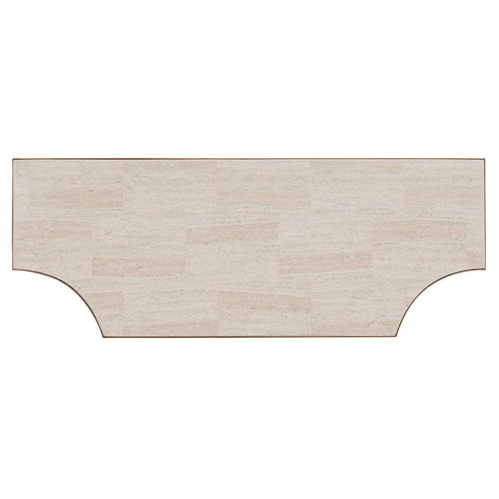 Commerce & Market Stone Console Table in Gold by Hooker Furniture