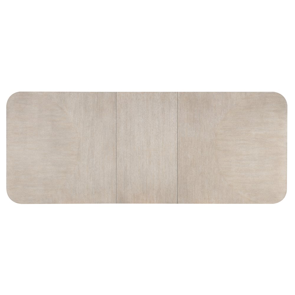 Modern Mood Wood Leg Dining Table w/ 24in leaf in Natural by Hooker Furniture