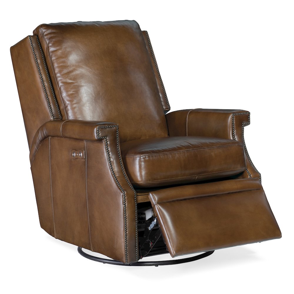 Hooker Furniture Collin Power Swivel Glider Recliner