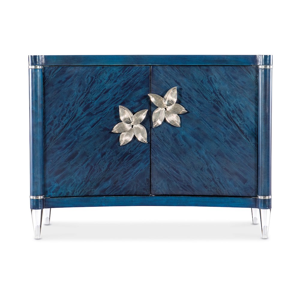 Melange Sapphire Wood Accent Chest in Blue by Hooker Furniture