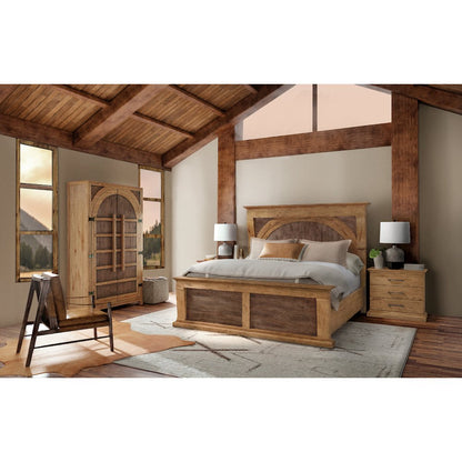 Hooker Furniture Big Sky Veneers and Solid Wood Wardrobe in Brown
