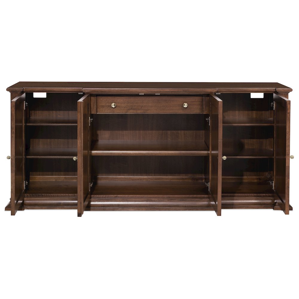 Archives Buffet in Dark Natural Wood Finish by Hooker Furnishings
