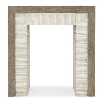 Serenity Skipper End Table in Gray Wood by Hooker Furniture