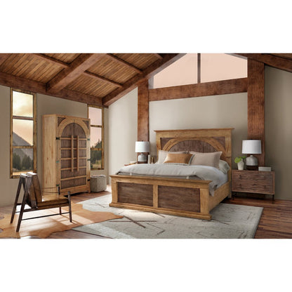 Hooker Furniture Big Sky Veneers and Solid Wood Wardrobe in Brown