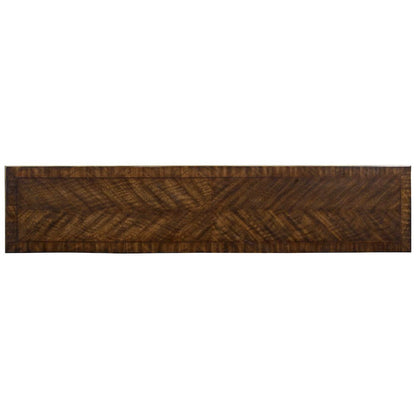 Melange Presidio Console Table in Dark Walnut Wood Finish by Hooker Furniture