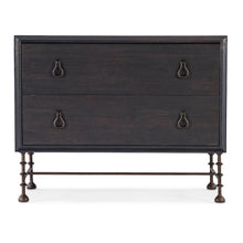 Hooker Furniture Big Sky Veneers and Solid Wood Bachelors Chest in Black
