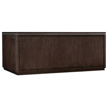 House Blend Executive Desk in Brown Wood by Hooker Furniture