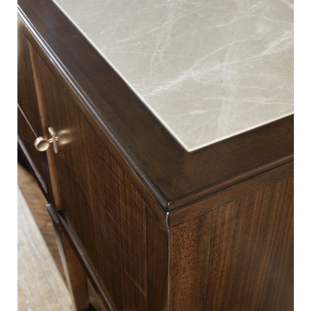 Archives Server in Dark Natural Wood Finish by Hooker Furnishings