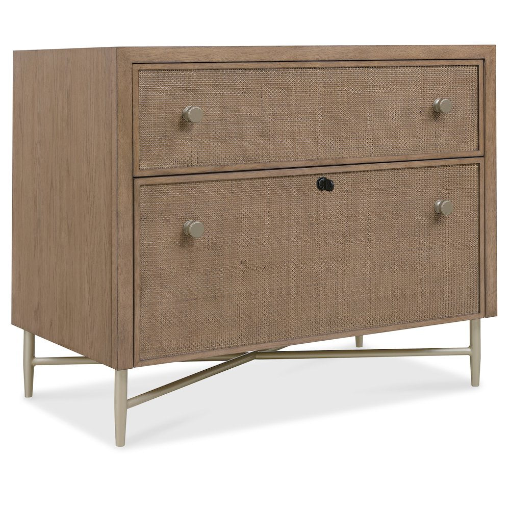 Sonnet Lateral File in Medium Brown Wood by Hooker Furnishings