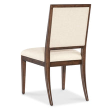 Archives Upholstered Side Chair with Beige Fabric Seat and Back by Hooker