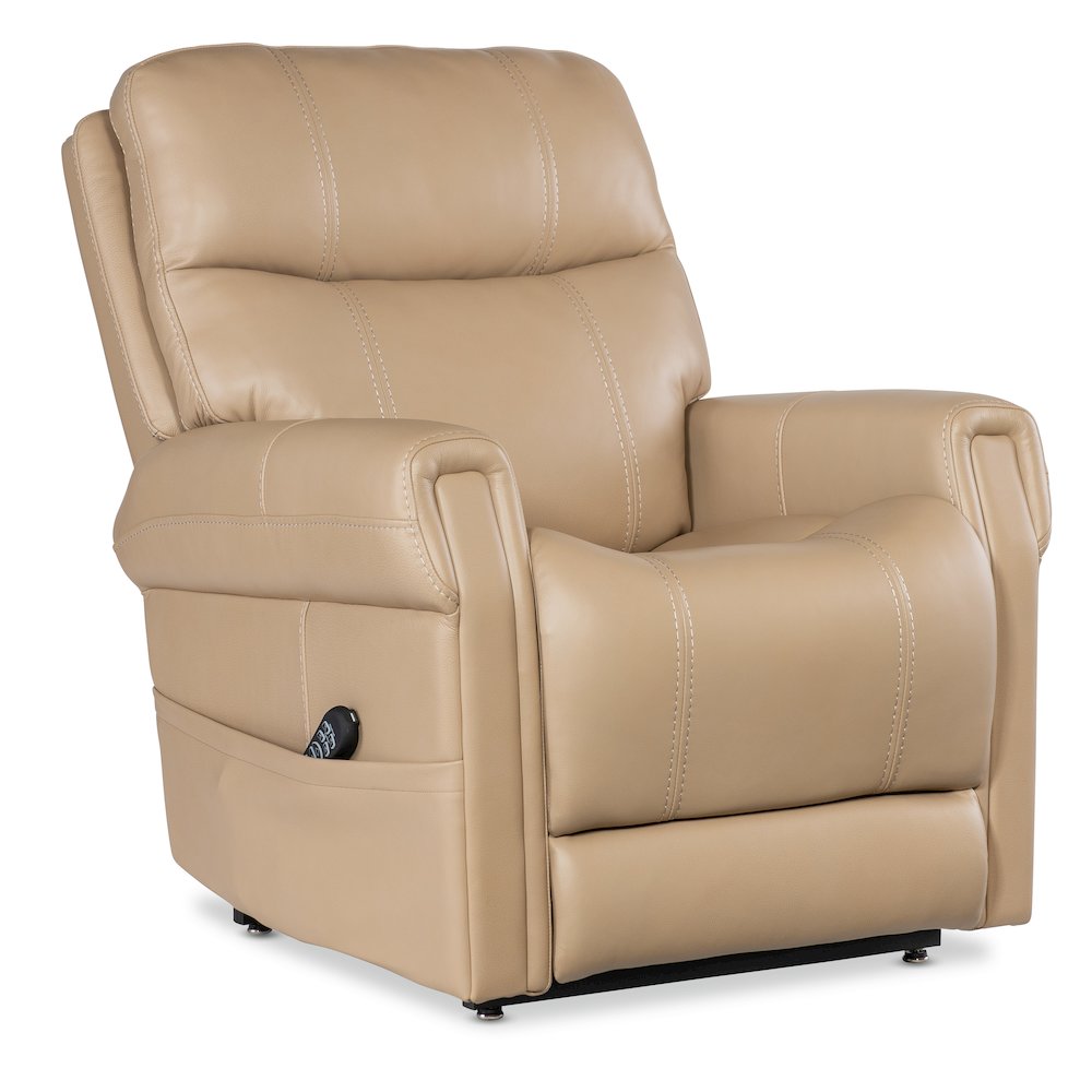 Carroll Power Recliner with Power Headrest, Lumbar & Lift