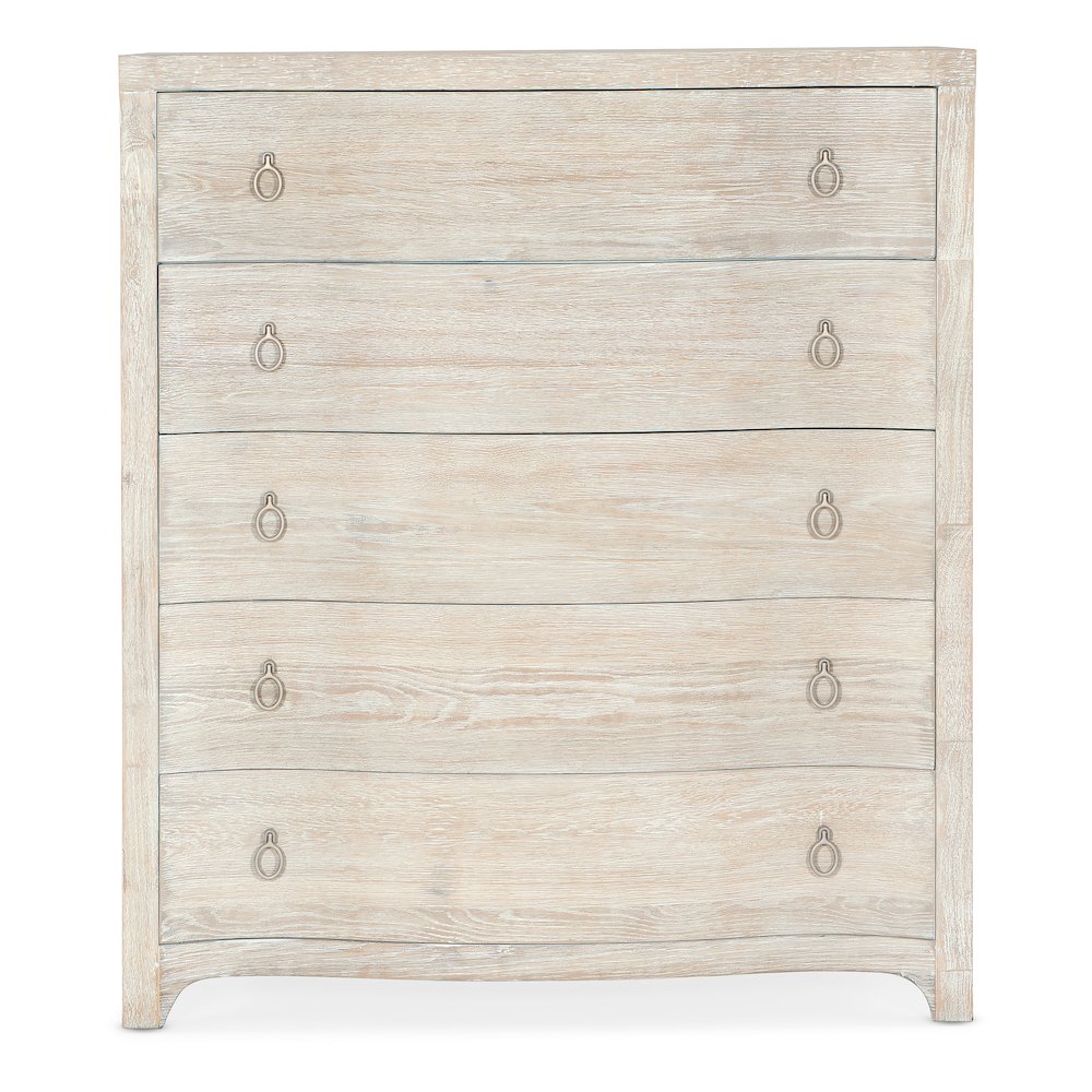Hooker Furniture Serenity Monterey 5-Drawer Chest in Whitewashed Surf