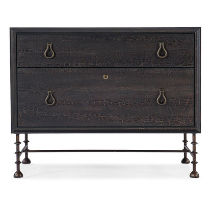 Hooker Furniture Big Sky Wood Lateral File Cabinet in Black Finish