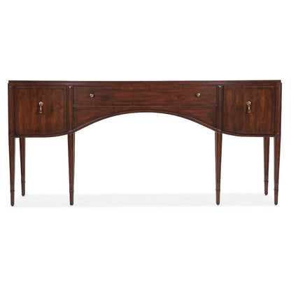 Charleston Wood Console Table in Cherry Brown Finish by Hooker Furniture