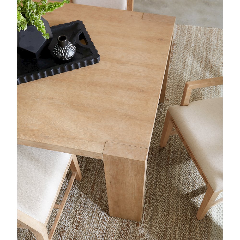 Retreat Rectangle Wood Dining Table w/ 22in leaf in Beige by Hooker Furniture