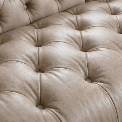 Leather Reclining Sofa, Brown