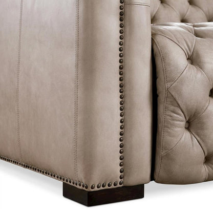 Leather Reclining Sofa, Brown