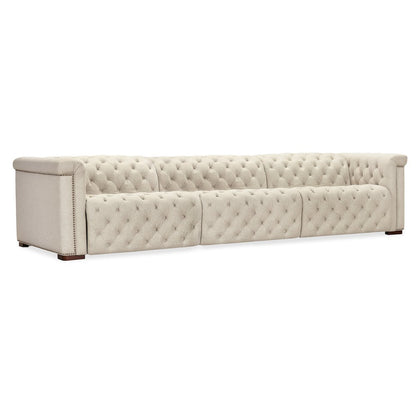 Savion Deux 3 Seat Sofa with Two Power Recliners and Three Power Headrests