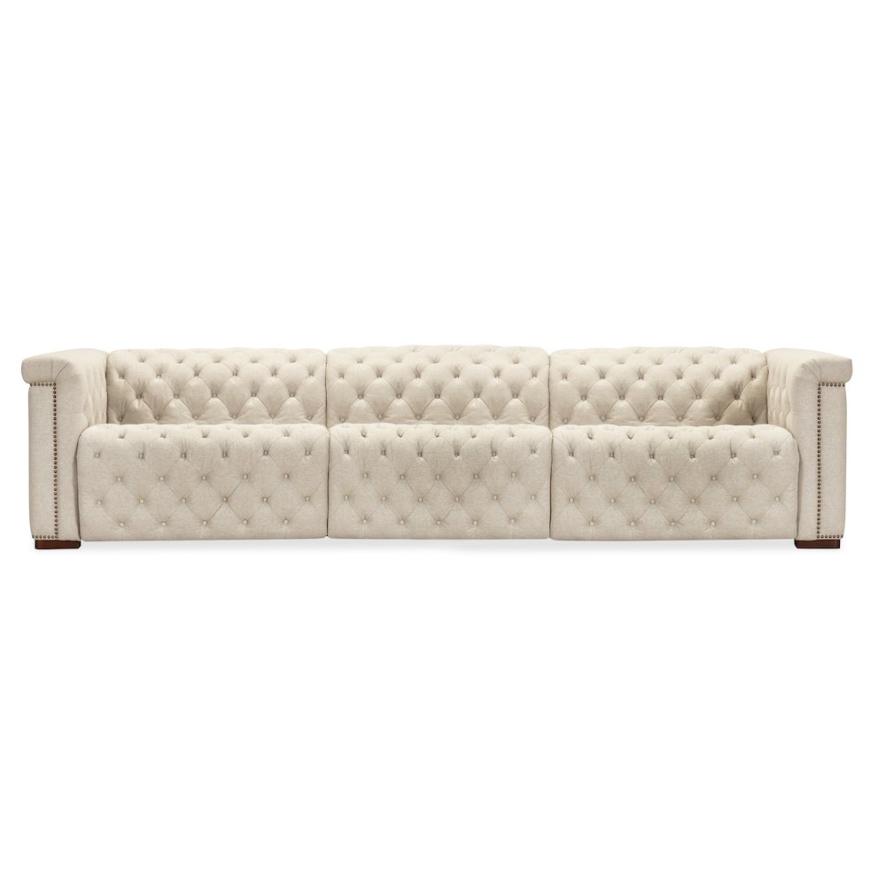 Savion Deux 3 Seat Sofa with Two Power Recliners and Three Power Headrests