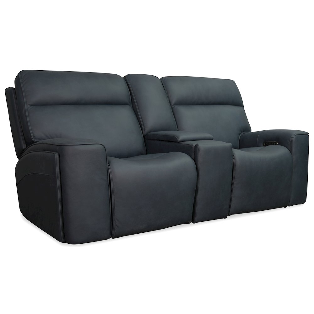 Riverton Power Gliding Console Loveseat with Power Headrest and Lumbar