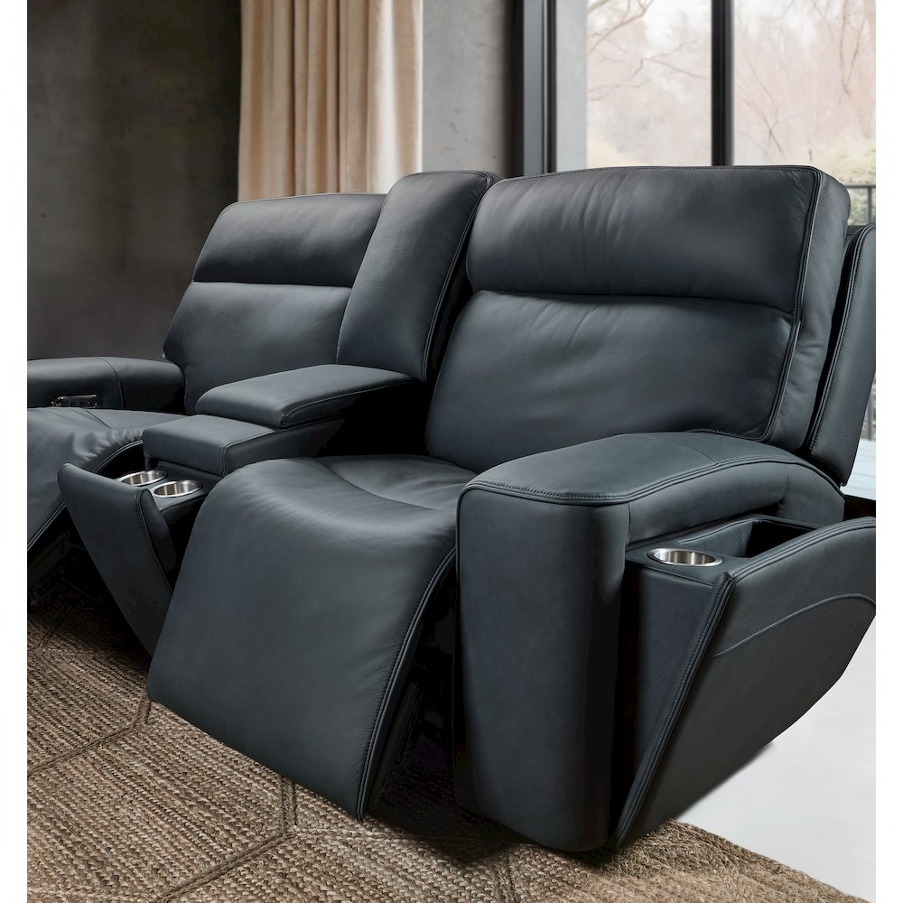 Riverton Power Gliding Console Loveseat with Power Headrest and Lumbar