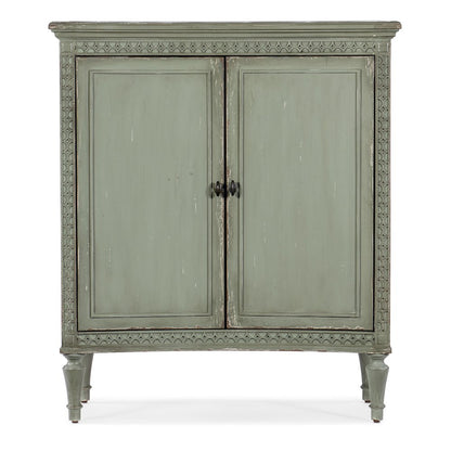 Charleston Two-Door Wood Accent Chest in Verdigris Green by Hooker Furniture