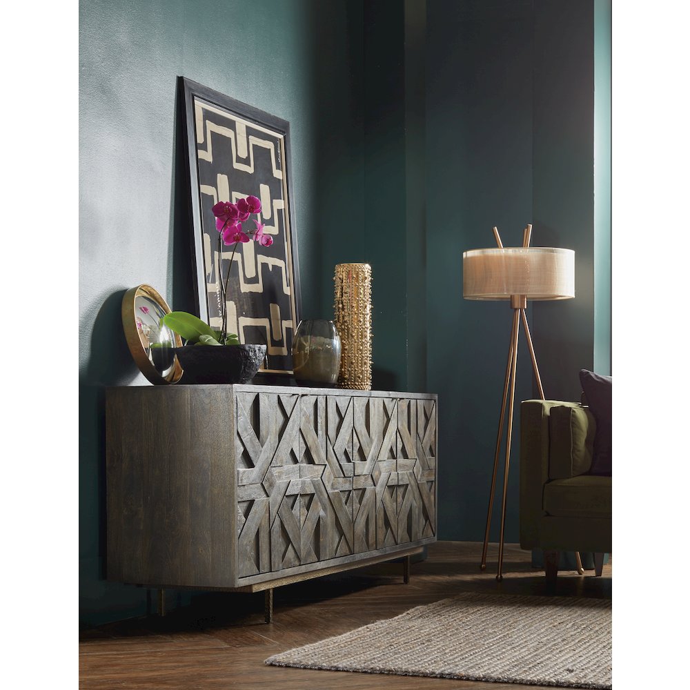 Commerce & Market Layers Credenza in Brown Wood by Hooker Furniture
