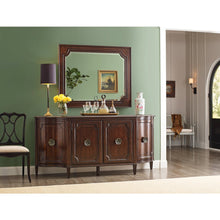 Charleston Four-Door Wood Buffet in Cherry Brown by Hooker Furniture