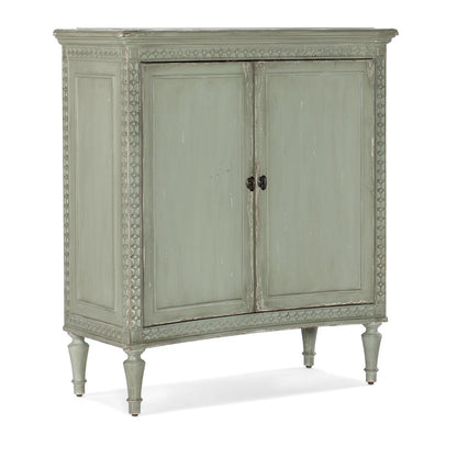 Charleston Two-Door Wood Accent Chest in Verdigris Green by Hooker Furniture