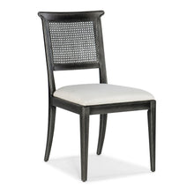 Charleston Fabric Upholstered Side Chair in Garden Black by Hooker Furniture