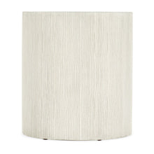 Serenity Swale Round Side Table in Gray Wood by Hooker Furniture