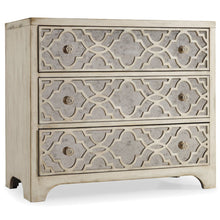 Hooker Furniture Sanctuary Wood Fretwork Accent Chest in Natural