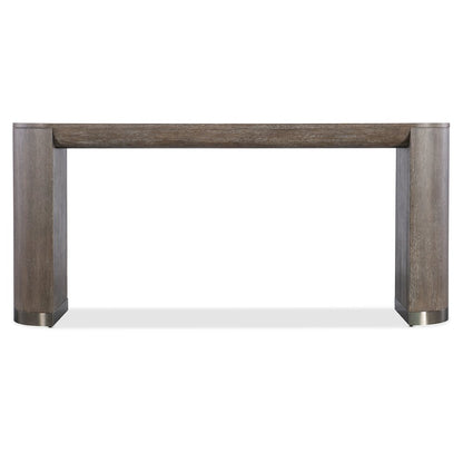 Modern Mood Wood Console Table in Brown by Hooker Furniture